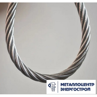 Канат стальной 9,7 мм оцинкованный ГОСТ 7668-80 