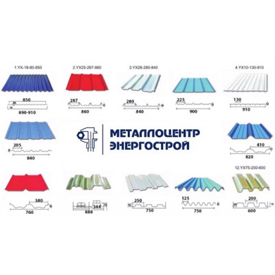 Профнастил (профлист) МП20 RAL 2012 лососёво-оранжевый